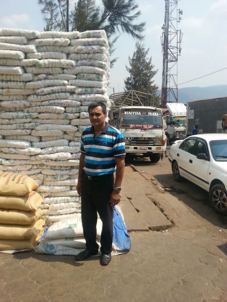 Salt being packed