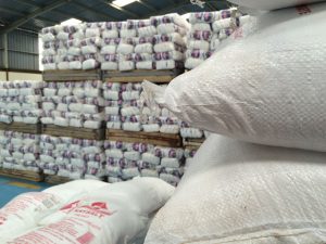 Stacks of salt