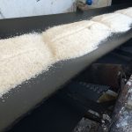 Conveying unpacked salt