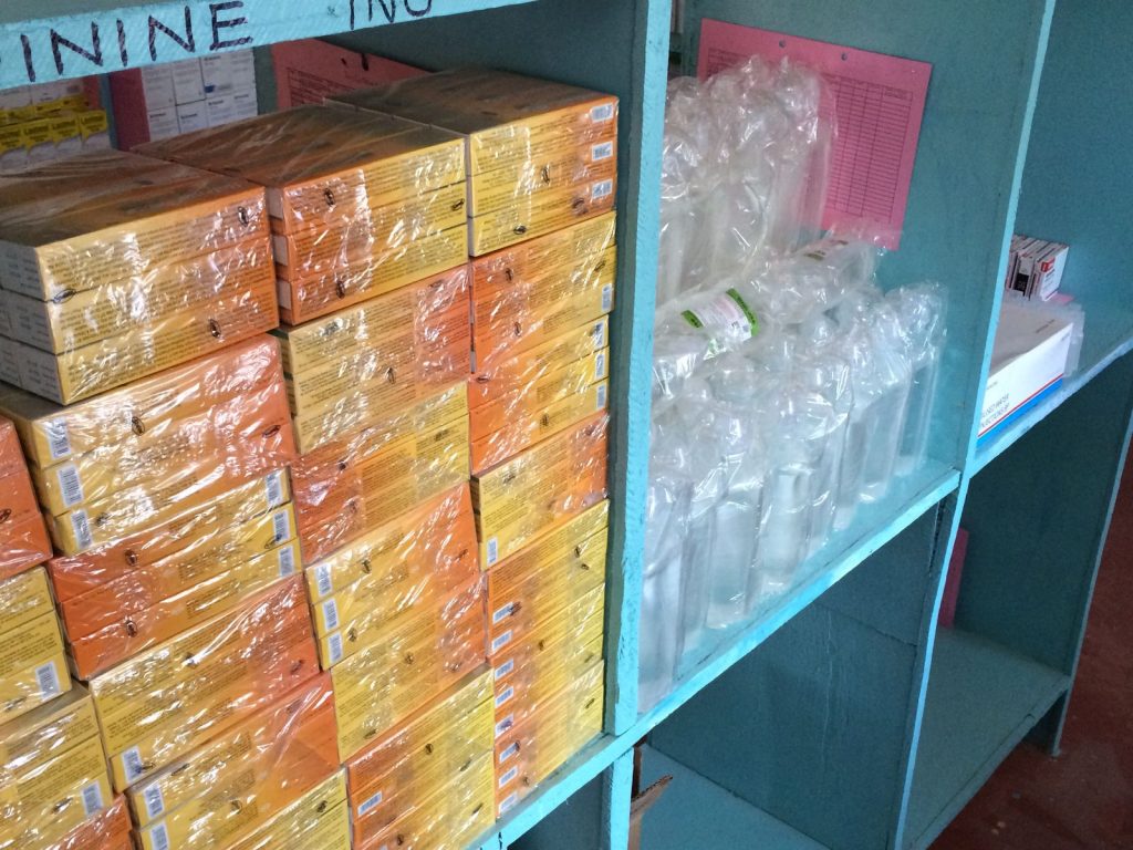 Medical suplies in Marereni Dispensary